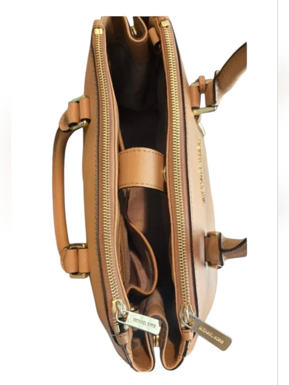 Michael Kors Tan and Black Women's Bag